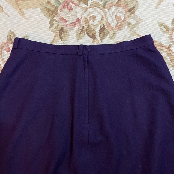 Gorgeous, violet purple wool skirt A-line by personal size 16 - Picture 7 of 7